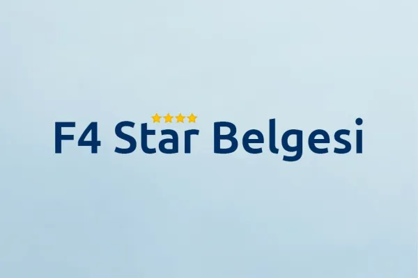 F4 Star Belgesi