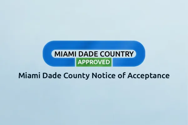 Miami Dade County Notice of Acceptance (NOA)