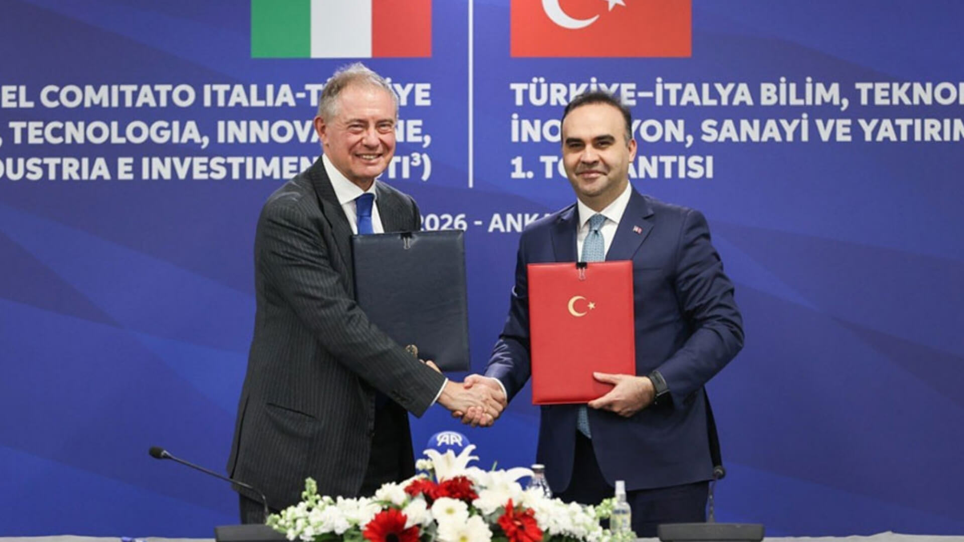 Türkiye - İtalya Bilim, Teknoloji, İnovasyon, Sanayi ve Yatırım Komitesi'nin İlk Toptantısı Yapıldı