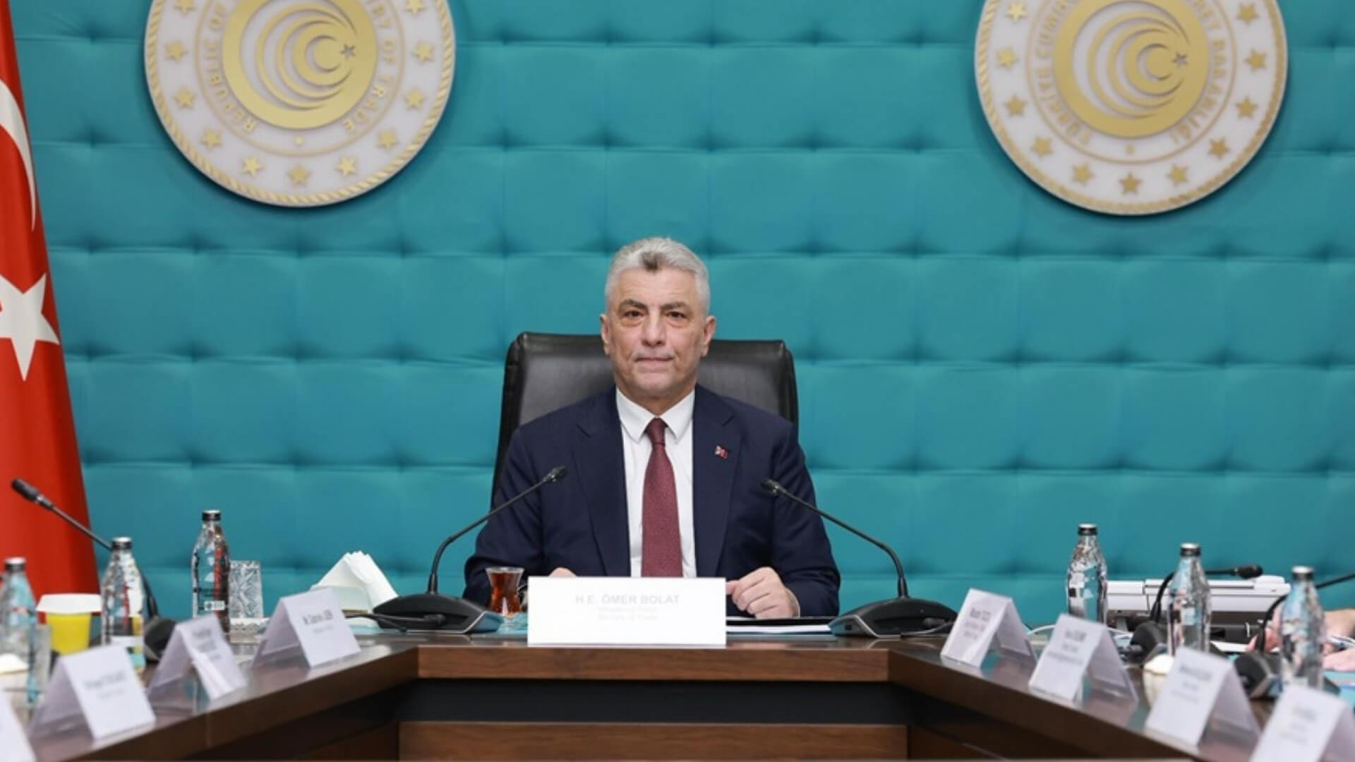 Ticaret Bakanı Ömer Bolat, AB Ülkelerinin Büyükelçileriyle Bir Araya Geldi