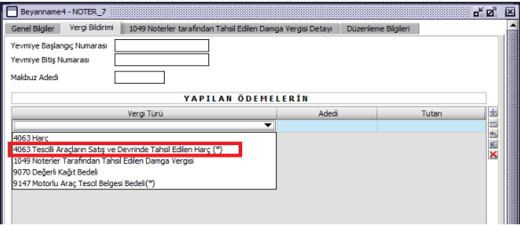 Noterlerce Yapılacak Makbuz Karşılığı Ödemelere Ait Beyannameye İlişkin Detaylı Anlatım