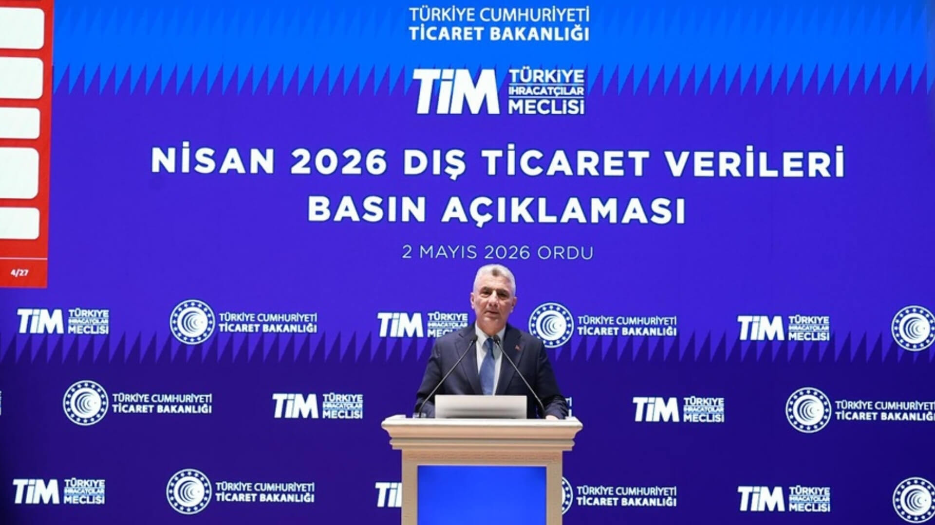 Ticaret Bakanı Ömer Bolat, Nisan Ayı Dış Ticaret Verilerini Açıkladı