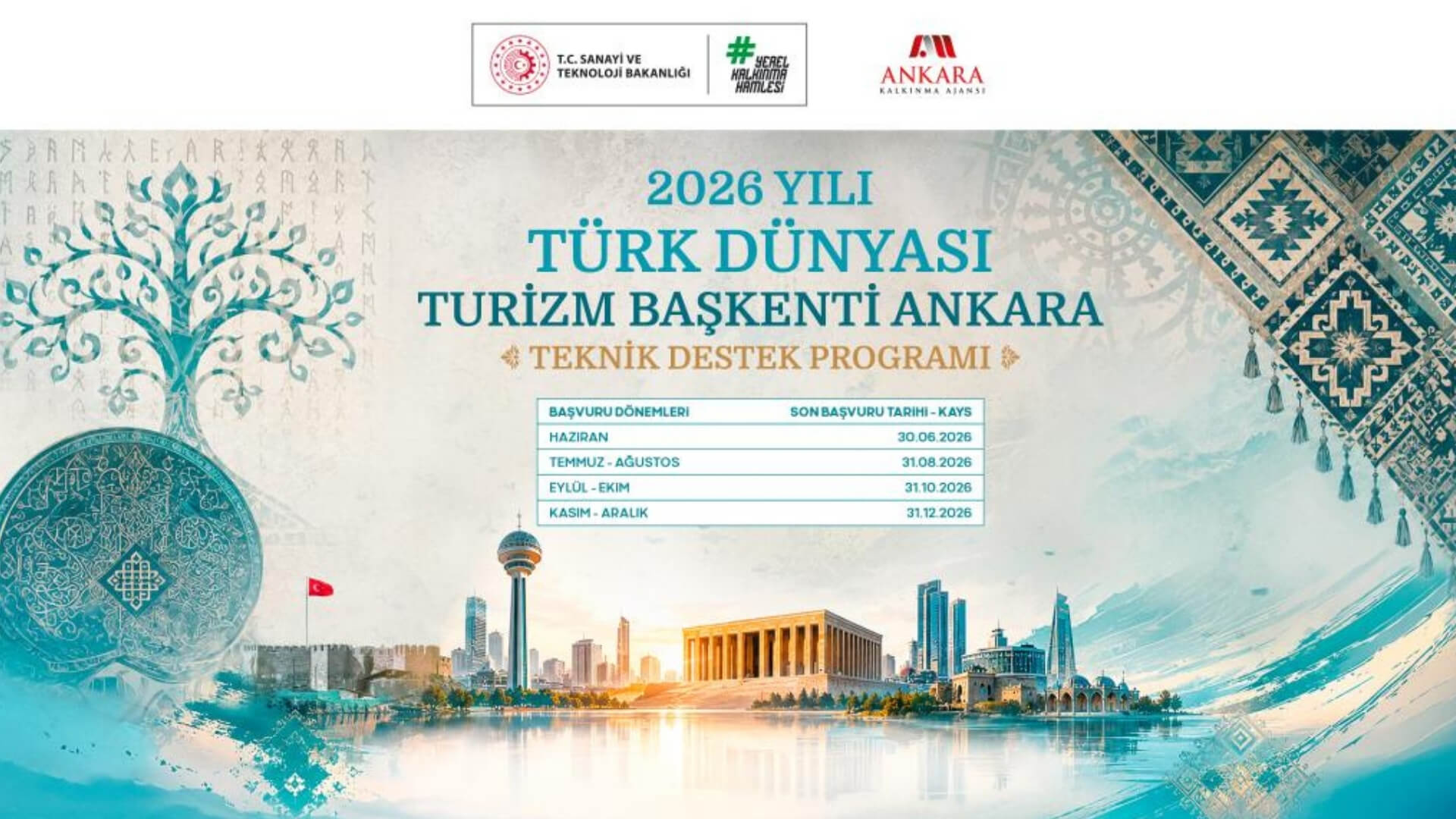 Anasayfa 2026 Yılı Türk Dünyası Turizm Başkenti Ankara Teknik Destek Programı