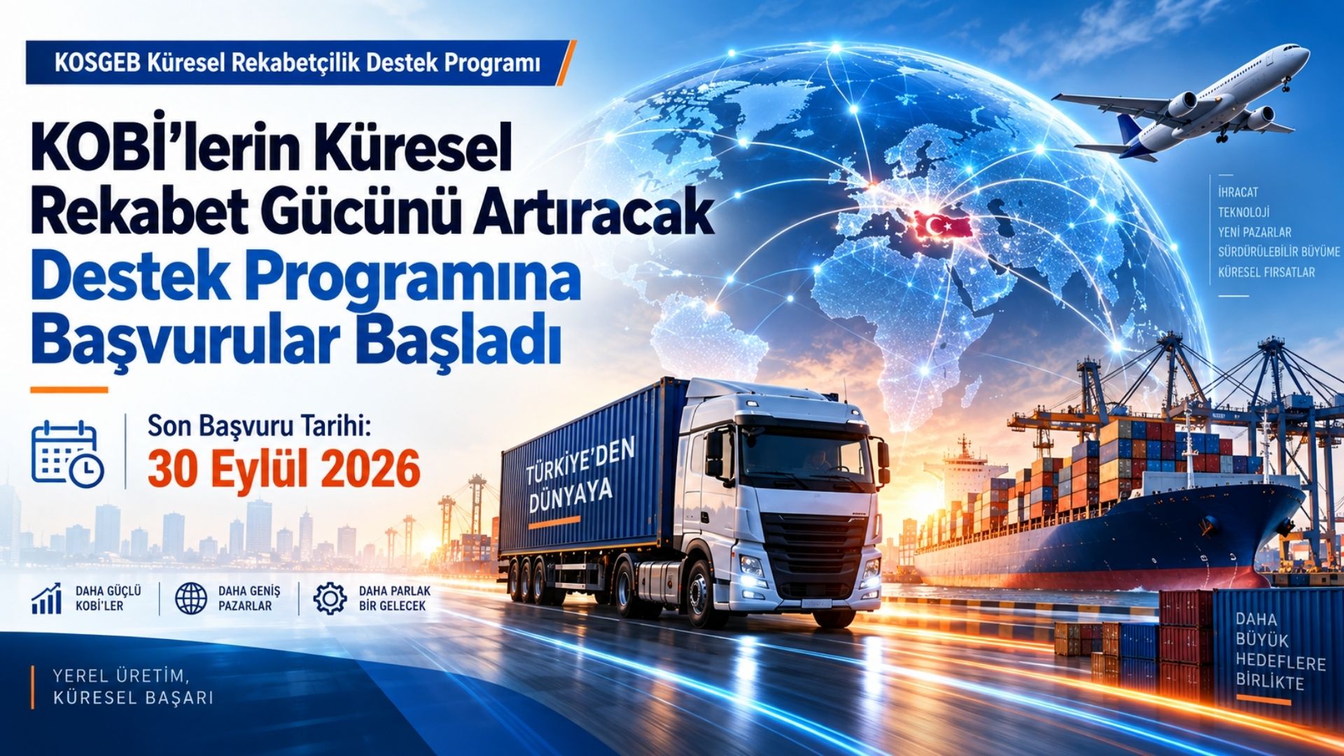Anasayfa KOSGEB Küresel Rekabetçilik Destek Programı 2026 Başvuruları Başladı