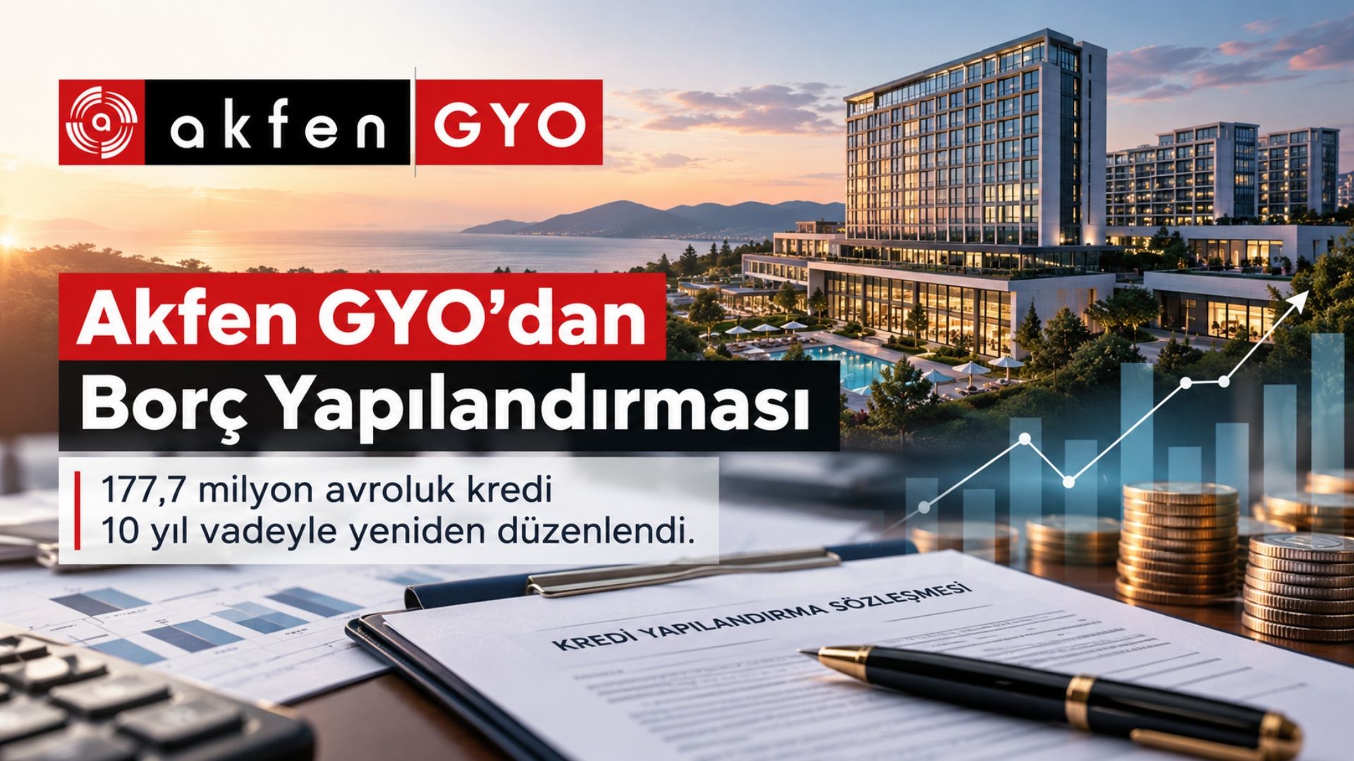 Akfen GYO 177,7 Milyon Avroluk Borç Yapılandırmasını Tamamladı: 10 Yıllık Vade