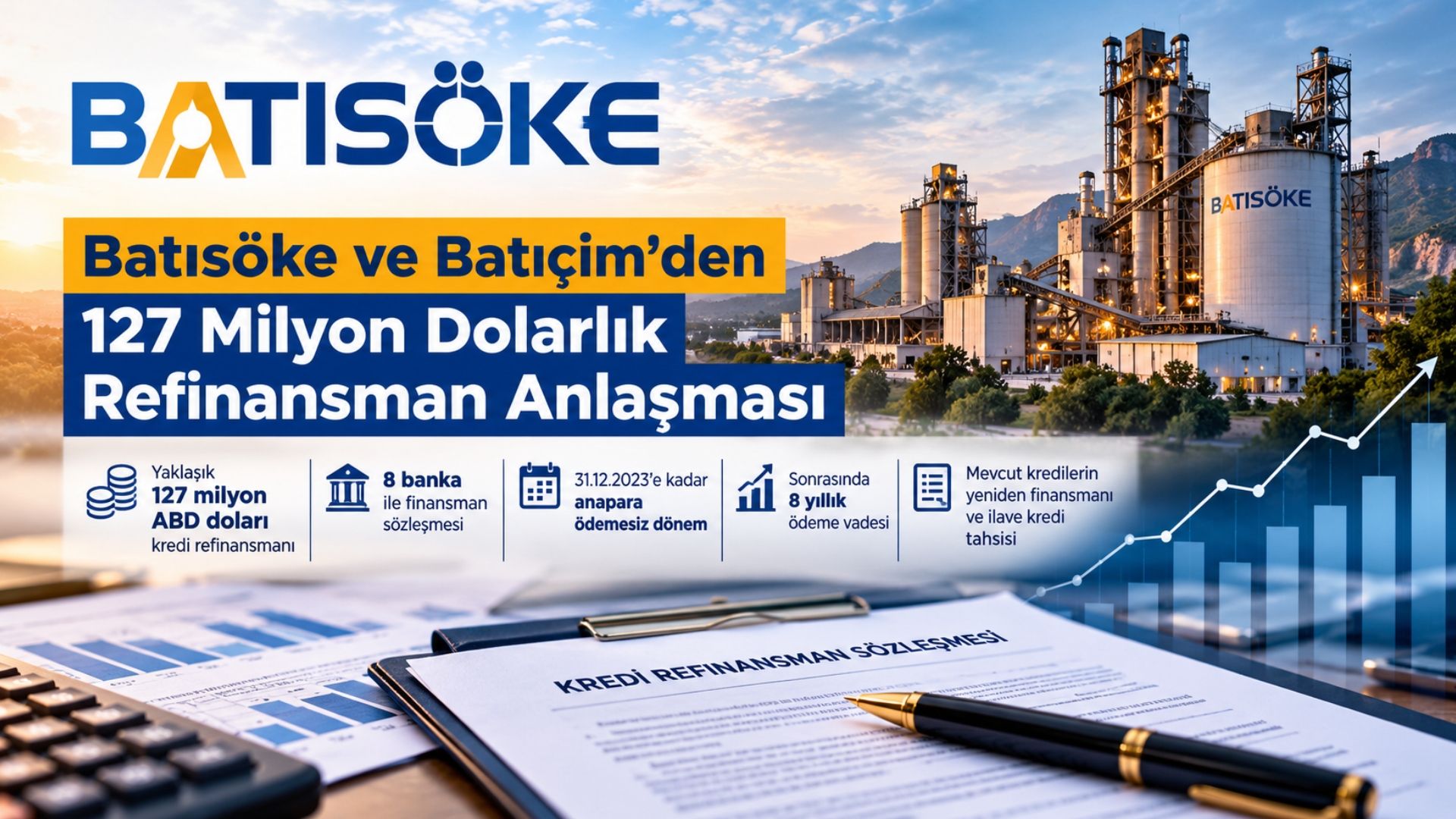 Batısöke ve Batıçim'den 127 Milyon Dolarlık Borç Yapılandırması: 8 Bankayla Refinansman Tamamlandı